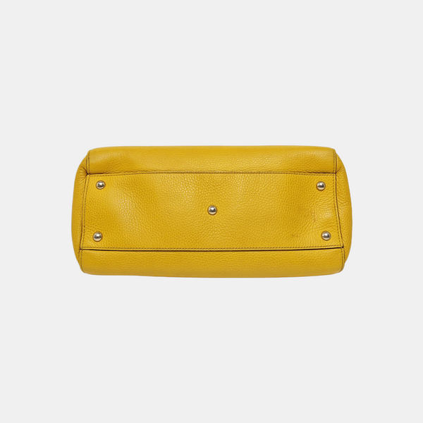 Calfskin Tote Bag Yellow