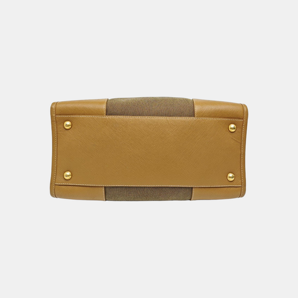 Canvas Shoulder Bag Brown