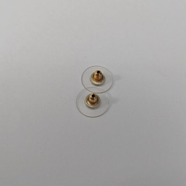 Metal White Stud Earrings