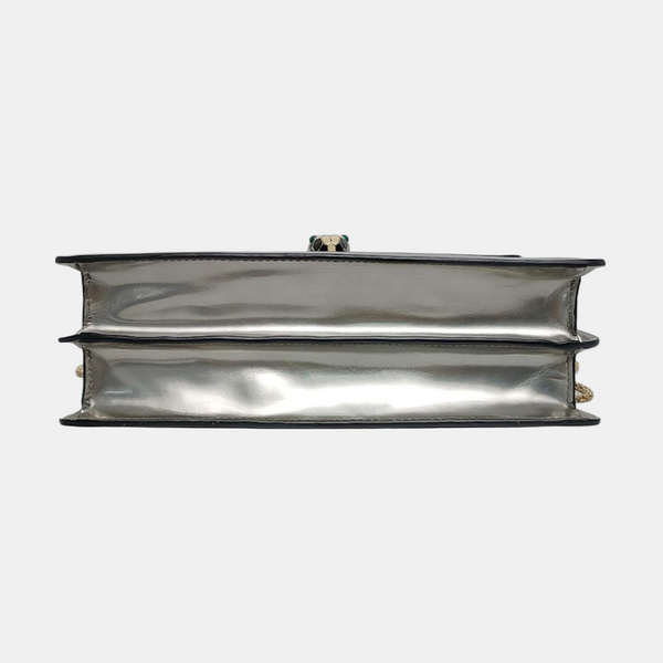 SERPENTI FOREVER Medium Calfskin Silver