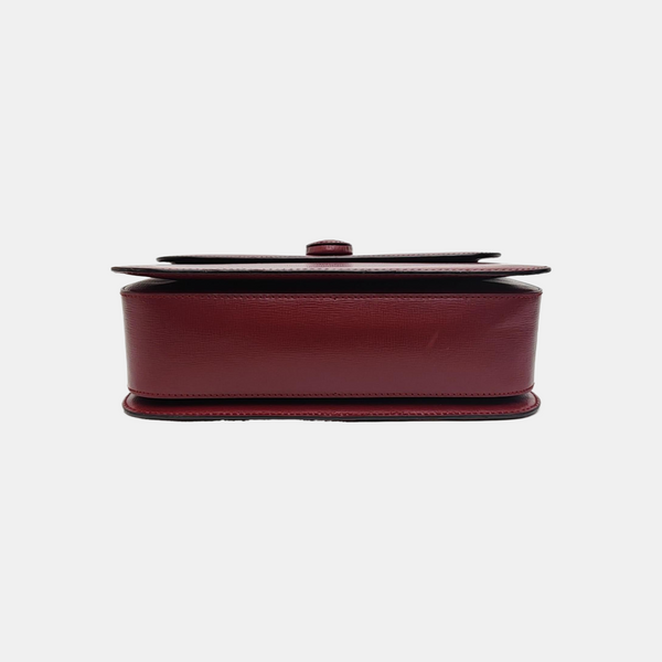 Calfskin Shoulder Bag Red