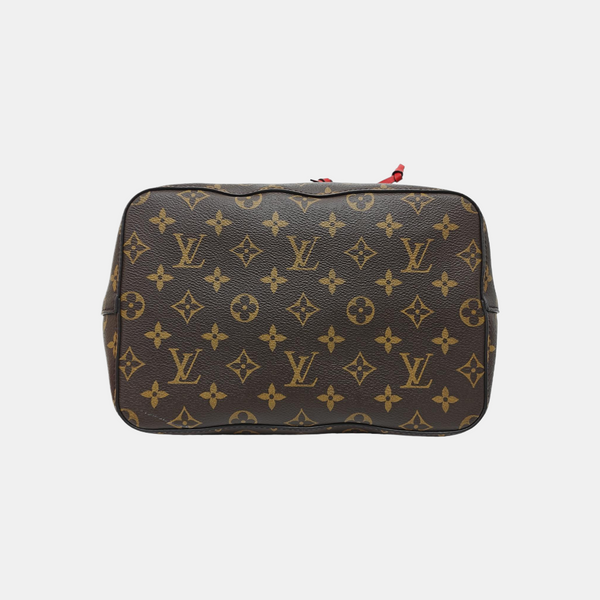 NÉONOÉ MM Monogram Coated Canvas Brown