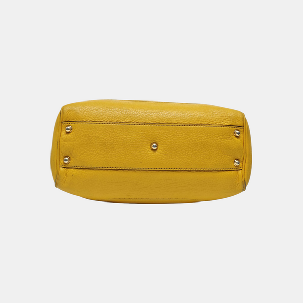 Bamboo 1947 Medium Calfskin Yellow
