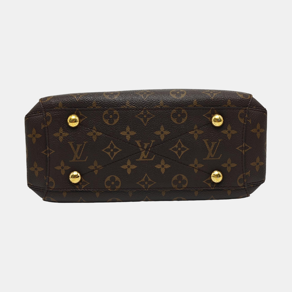 MONTAIGNE BB Monogram Coated Canvas Brown