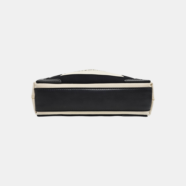 Navy Mini Canvas Beige