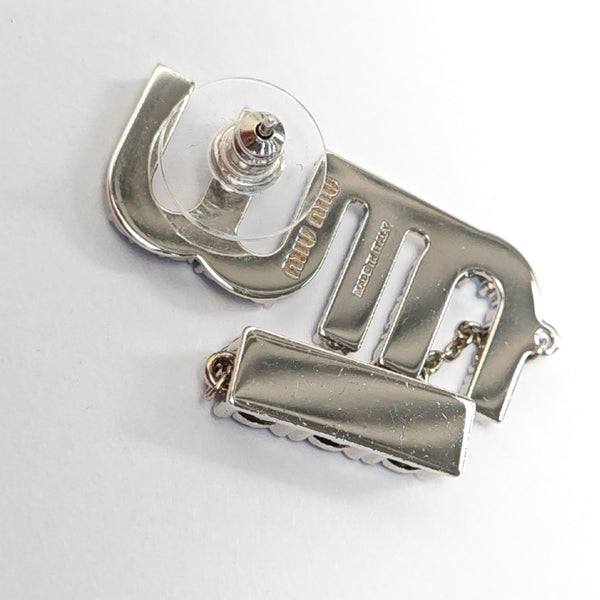 Metal Silver Earrings