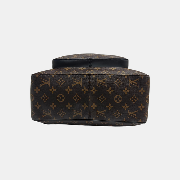 JOSH Monogram Coated Canvas Brown
