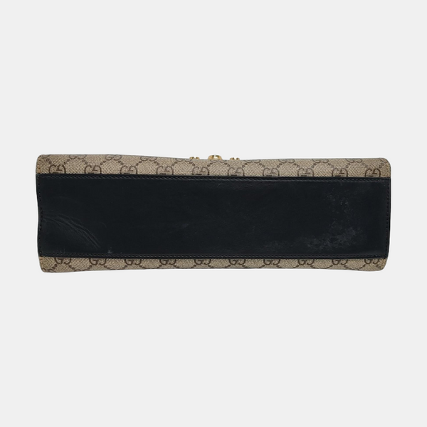 Authenticated pre-owned Padlock Medium Monogram Coated Canvas Beige - Shoulder Bag at Looply