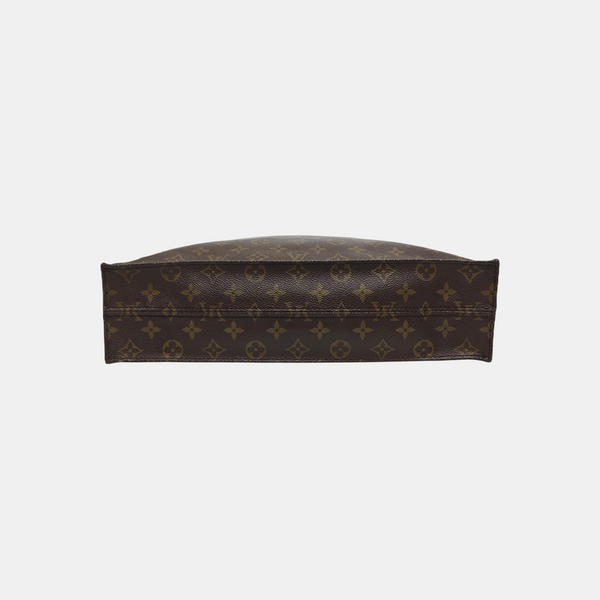 SAC PLAT GM Monogram Coated Canvas Brown