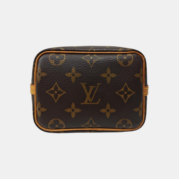 NÉONOÉ Nano Monogram Coated Canvas Brown