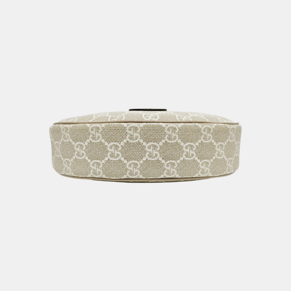 Monogram Coated Canvas Shoulder Bag Beige