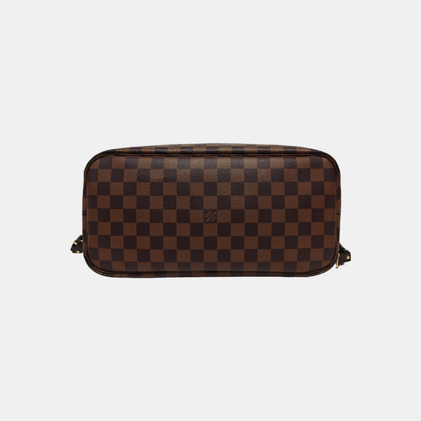 NEVERFULL MM Damier Ebene Coated Canvas Brown