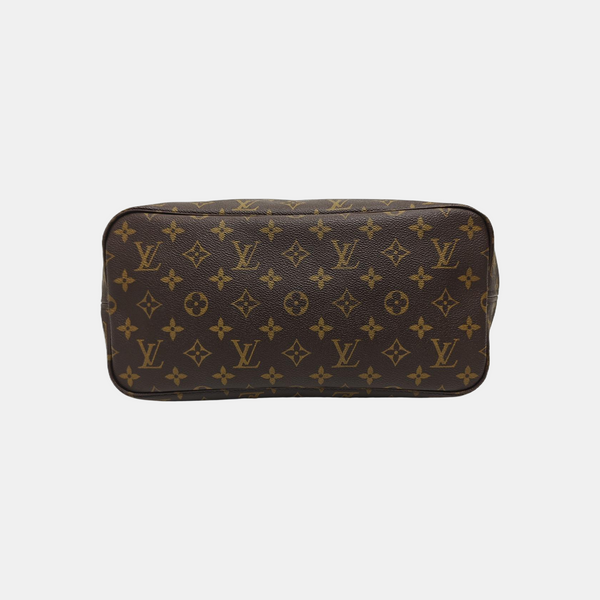NEVERFULL MM Monogram Coated Canvas Brown
