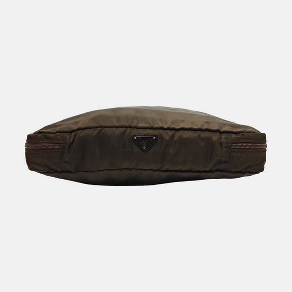 Nylon Clutch Brown