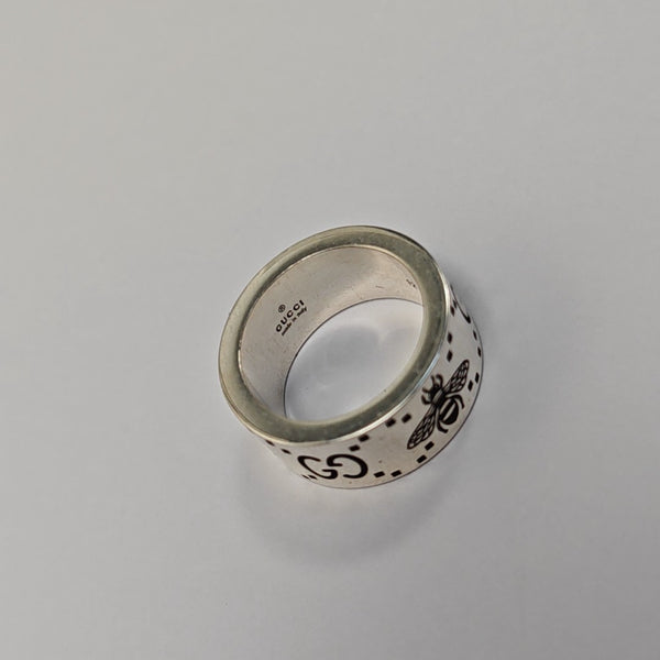 Ghost 925 Sterling Silver Ring EU 51
