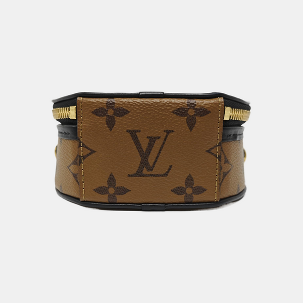 BOITE CHAPEAU Mini Monogram Coated Canvas Brown