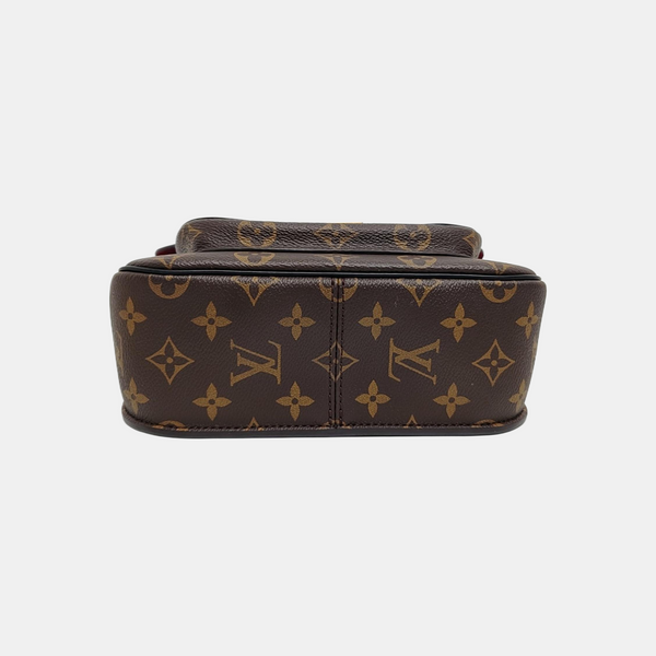PASSY Monogram Coated Canvas Brown