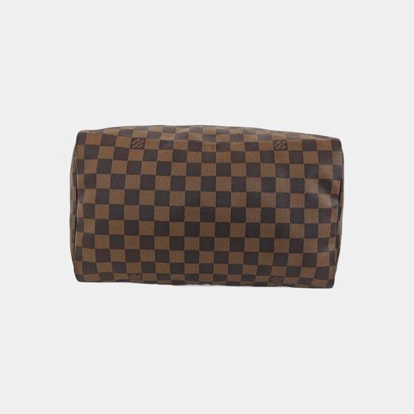 SPEEDY 30 Damier Ebene Coated Canvas Brown