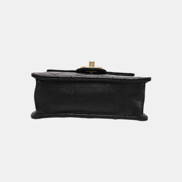 Quilted Lambskin Mini Black