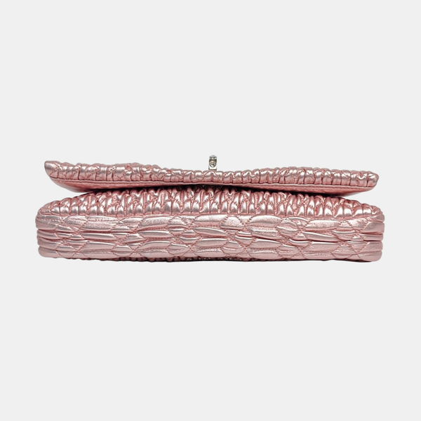 Crystal Quilted Lambskin Pink