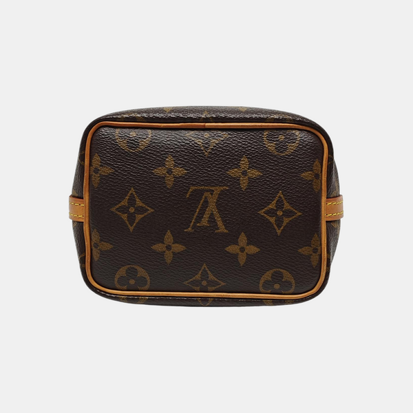 NÉONOÉ Nano Monogram Coated Canvas Brown