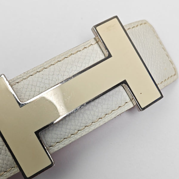 Leather Belt White