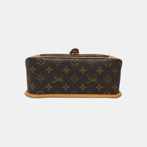 DIANE Monogram Coated Canvas Brown