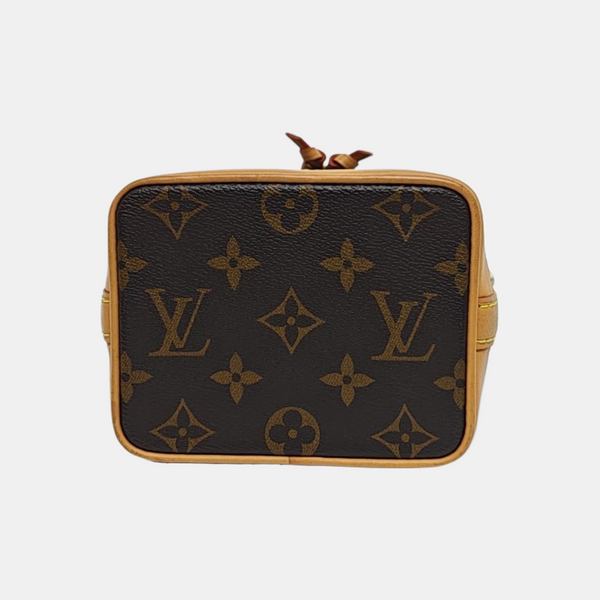NOÉ Nano Monogram Coated Canvas Brown