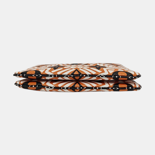 DOUBLE ZIP Coated Canvas Multicolor