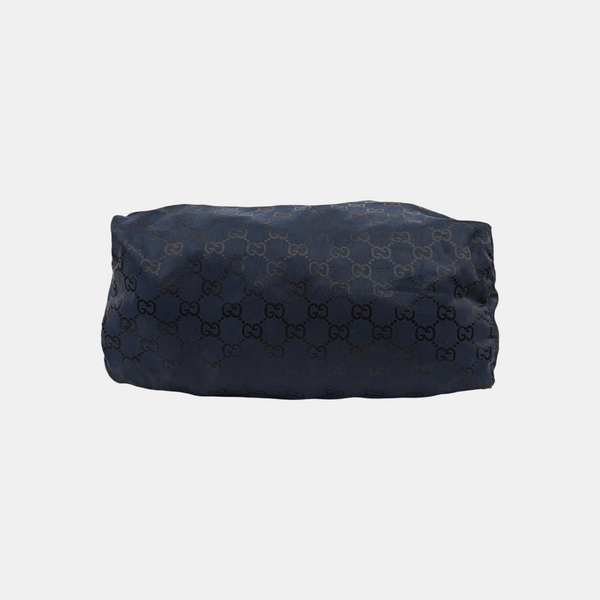 Monogram Nylon Top Handle Bag Blue