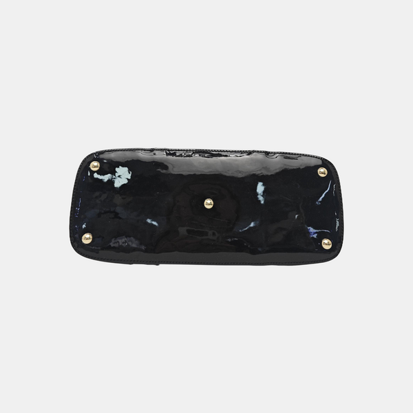 Microguccissima Monogram Patent Leather Black