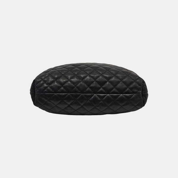 ICARE Extra Large Quilted Lambskin Black