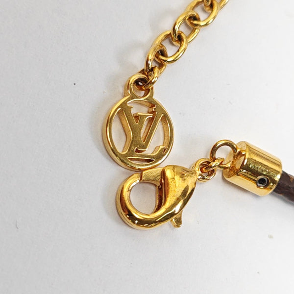 LV SOUND Leather Brown Bracelet