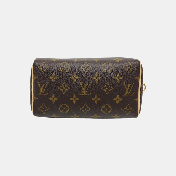 SPEEDY 20 Monogram Coated Canvas Brown