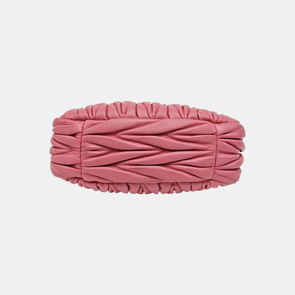 Wander Matelassé Small Quilted Lambskin Pink