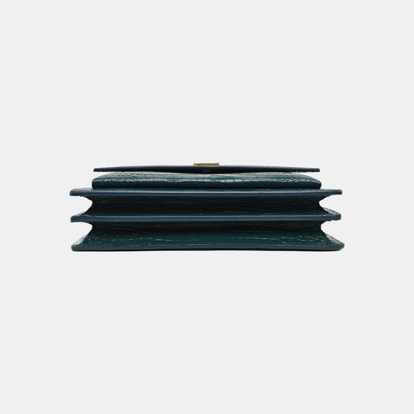 SUNSET Medium Calfskin Green