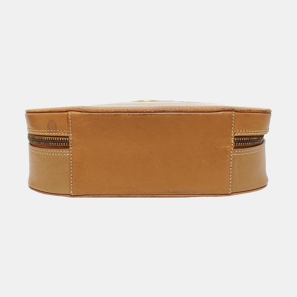 Calfskin Shoulder Bag Brown