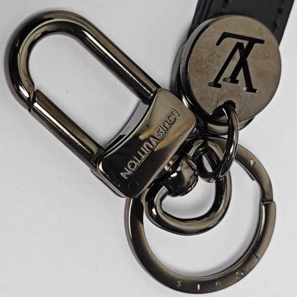 Leather Bag Charm Black