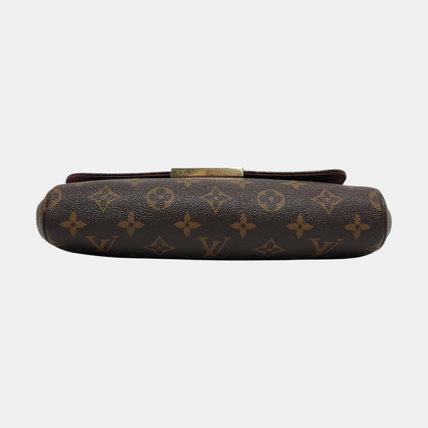 FAVORITE PM Monogram Coated Canvas Brown