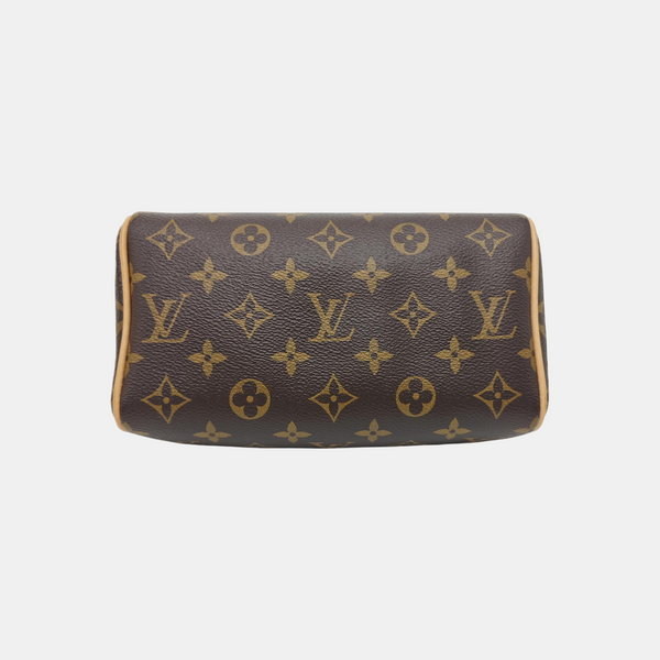 SPEEDY 20 Monogram Coated Canvas Brown