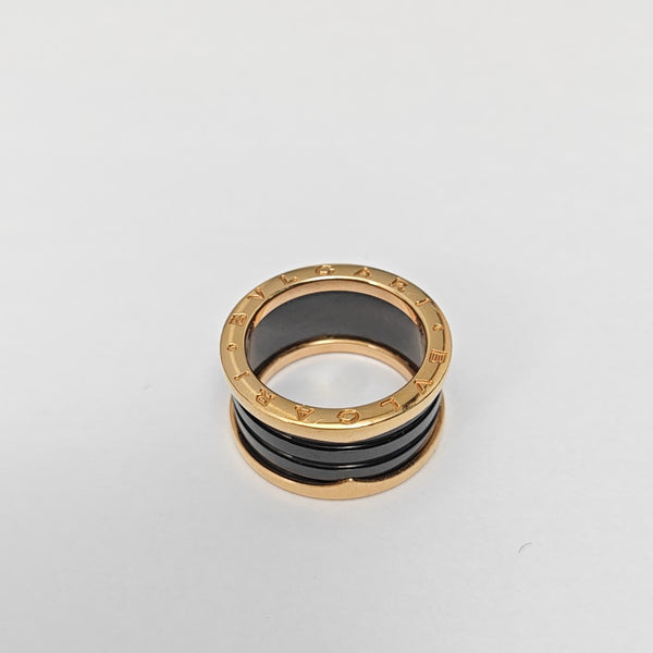 B.ZERO1 18k Rose Gold Ring EU 59