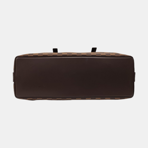 CHELSEA Damier Ebene Coated Canvas Brown