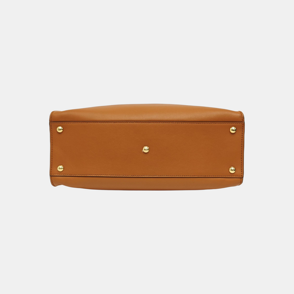 Peekaboo Large Calfskin Brown