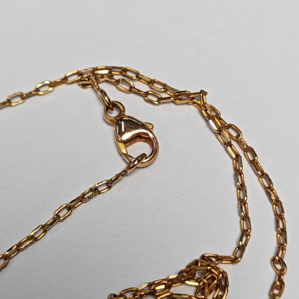 Pop H Metal Rose Gold Necklace