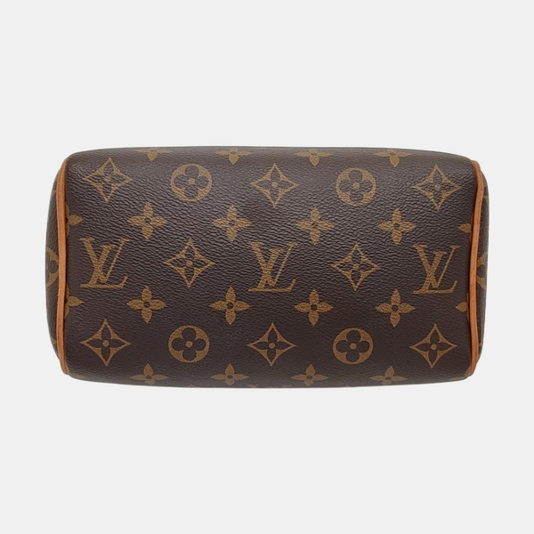 SPEEDY 20 Monogram Coated Canvas Brown