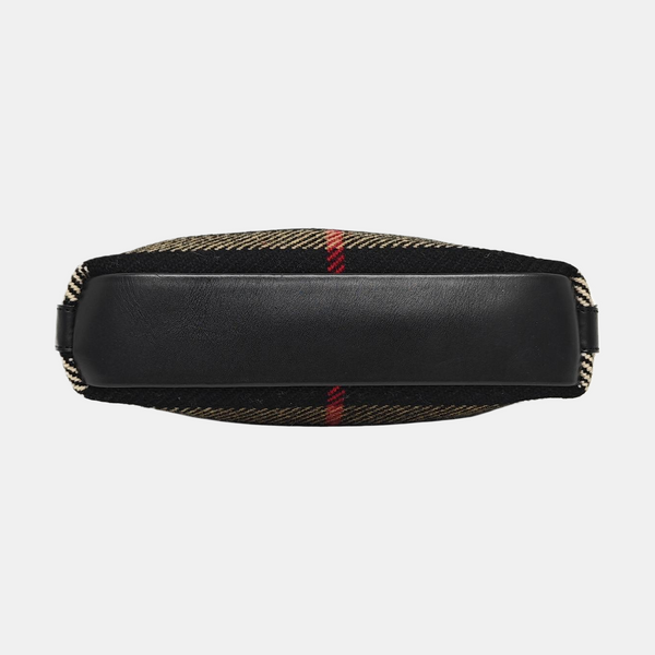 Fabric Shoulder Bag Black