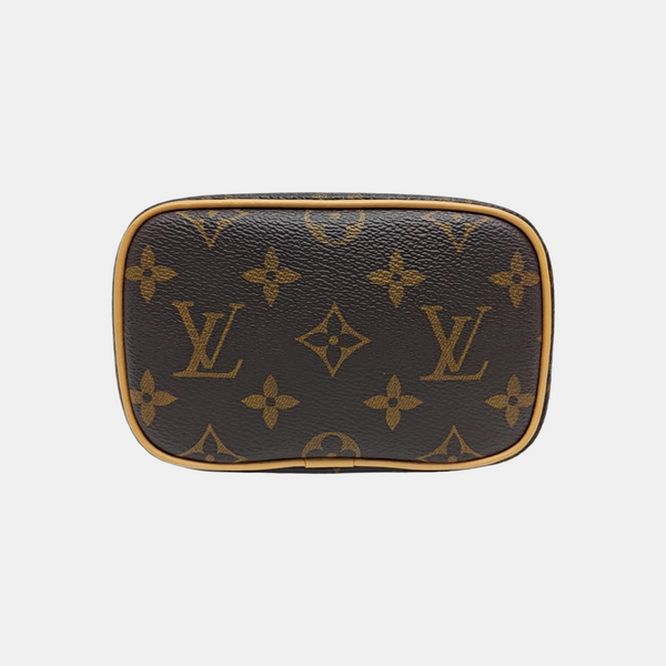 NICE Super Mini Monogram Coated Canvas Brown