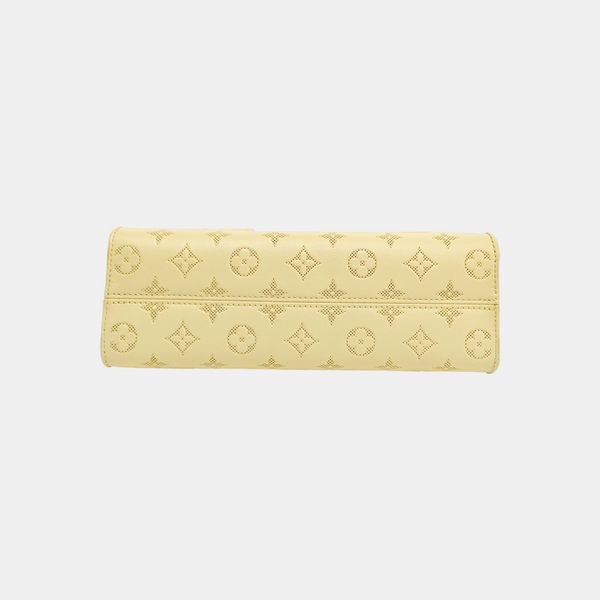 ONTHEGO EAST WEST PM Monogram Calfskin Yellow