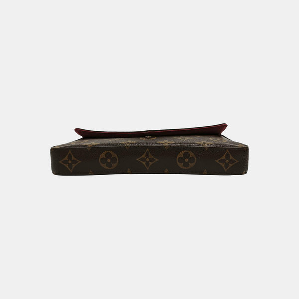 FÉLICIE Monogram Coated Canvas Brown