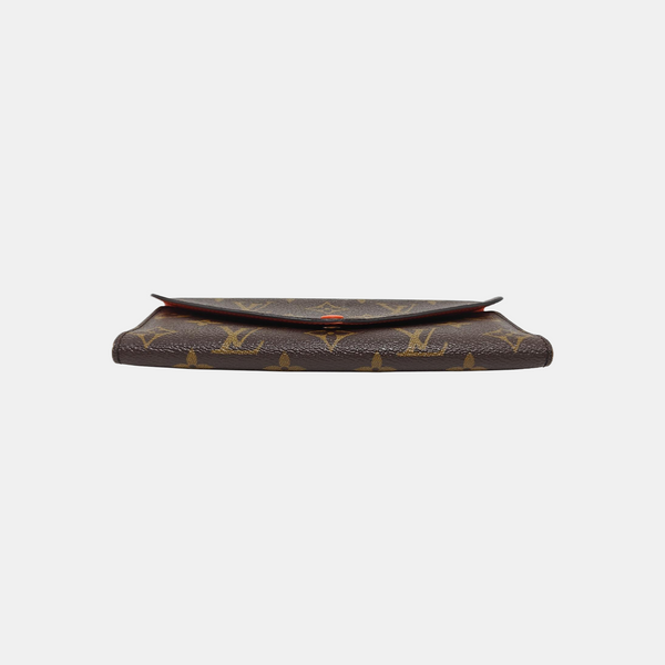 JOSÉPHINE Monogram Coated Canvas Brown Wallet